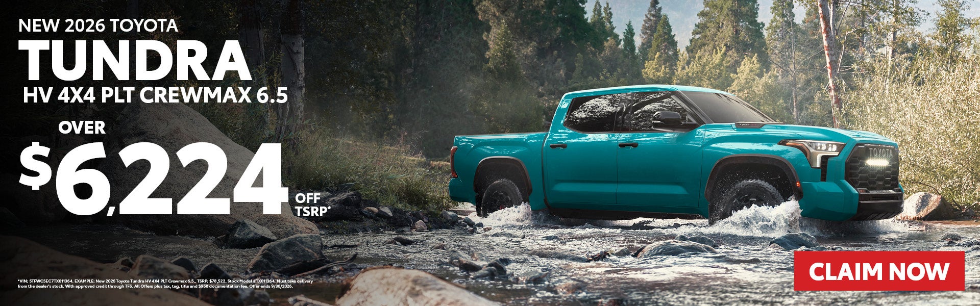 New 2026 Toyota Tundra HV 4X4 PLT Crewmax 6.5