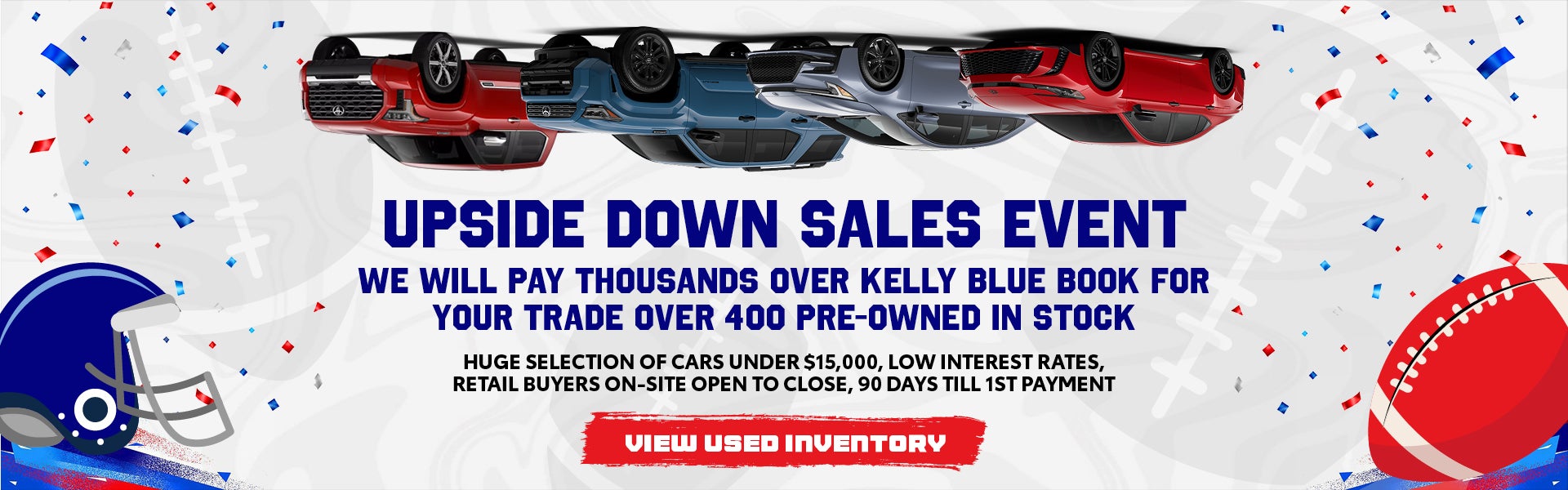 Upside Down Sales Event