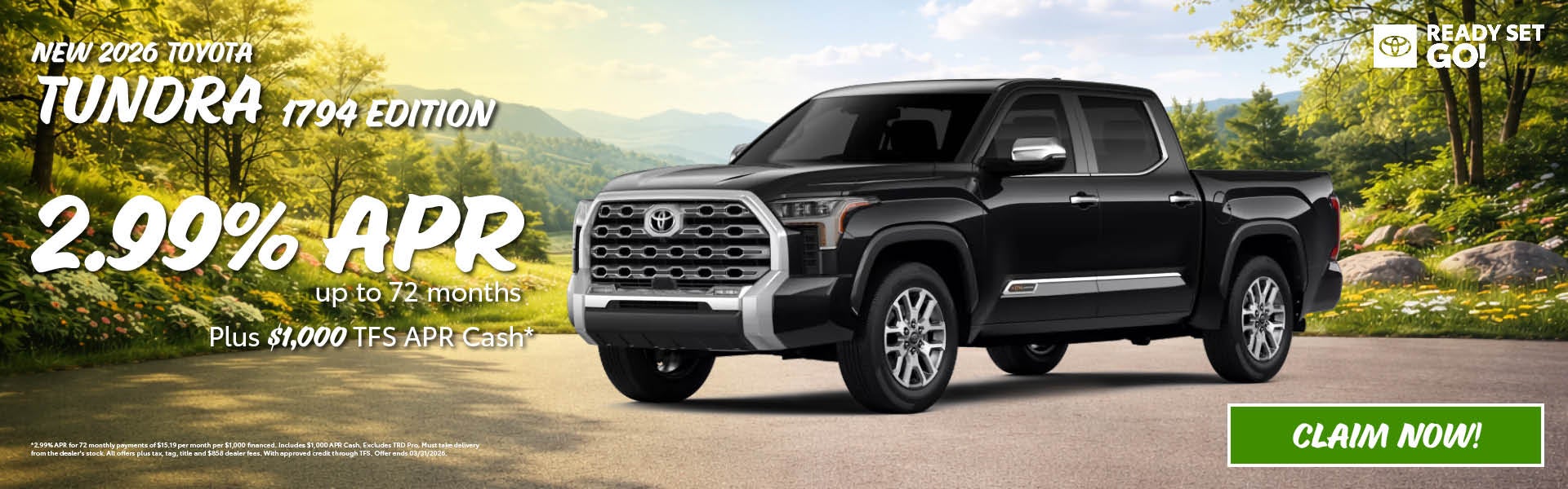 New 2026 Toyota Tundra 1794 Edition