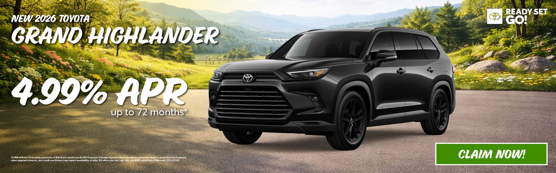 New 2026 Toyota Grand Highlander 