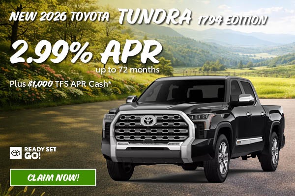 New 2026 Toyota Tundra 1794 Edition