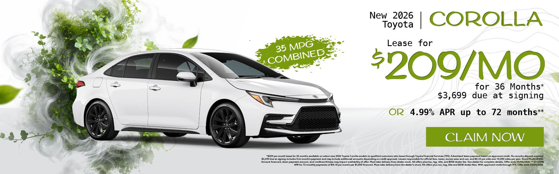 New 2026 Toyota Corolla