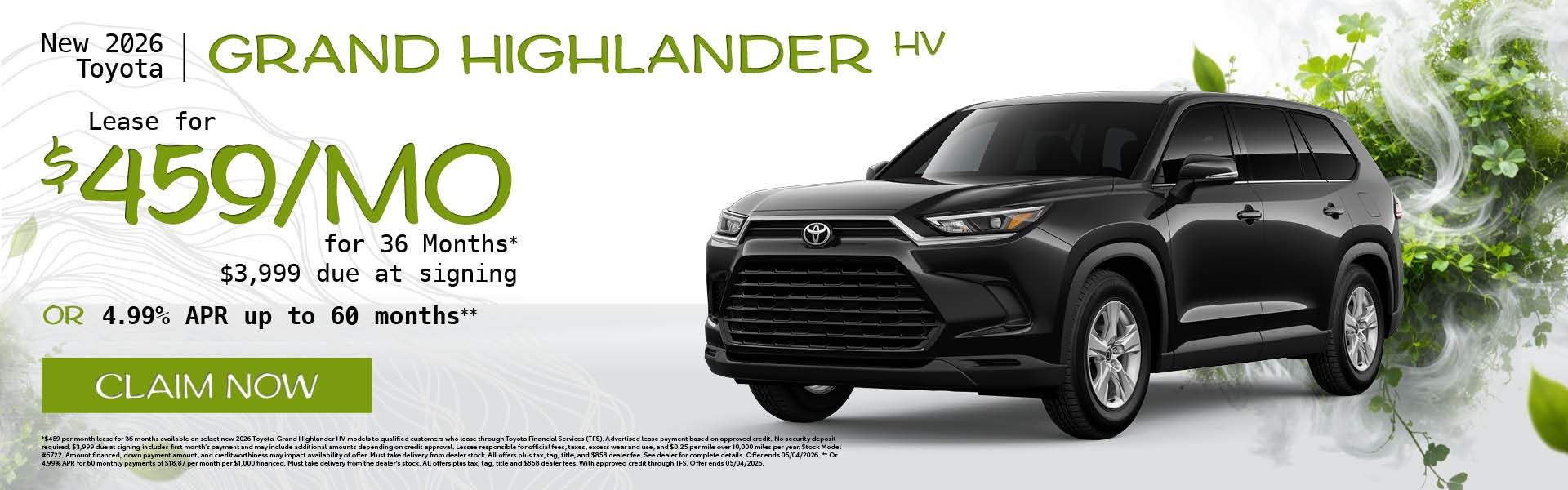 New 2026 Toyota Grand Highlander HV
