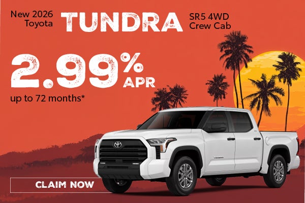 New 2026 Toyota Tundra SR5 4WD Crew Cab