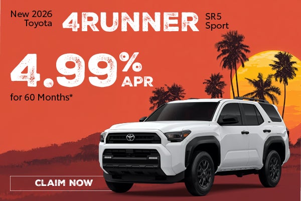 New 2026 Toyota 4Runner SR5 Sport
