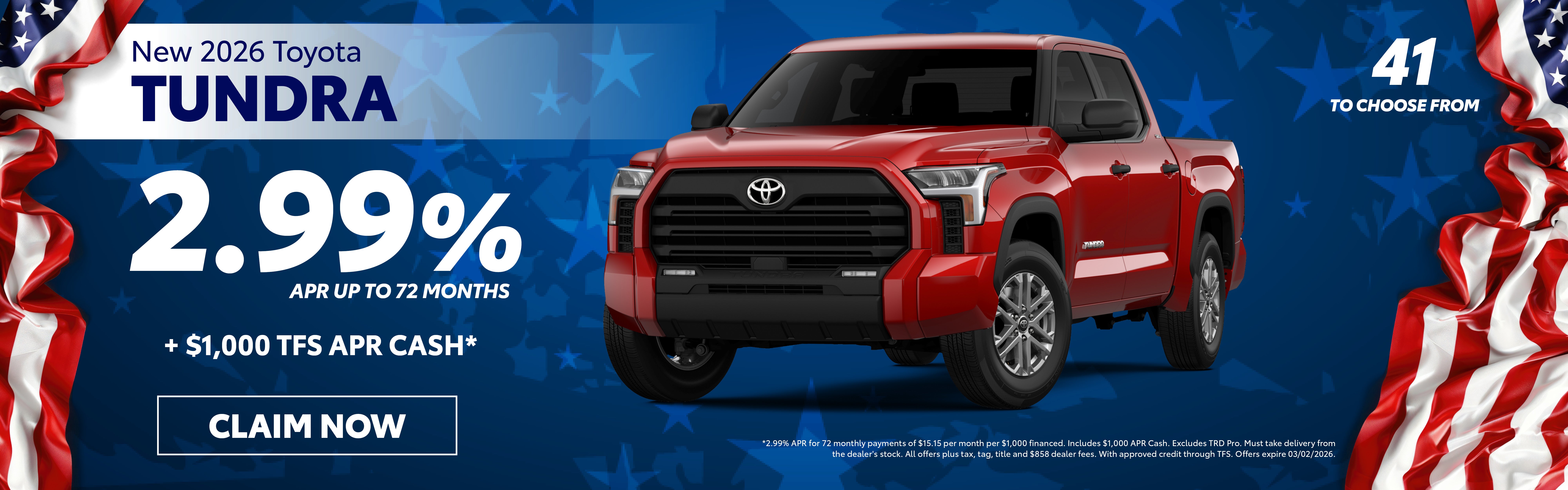 New 2026 Toyota Tundra 