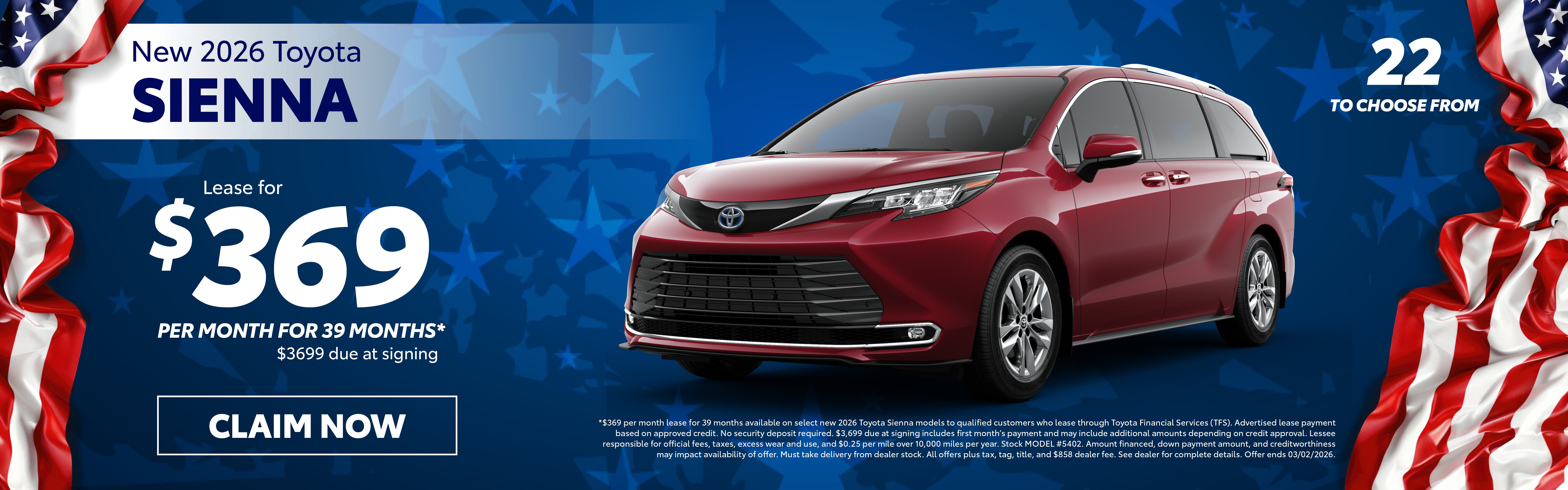 New 2026 Toyota Sienna