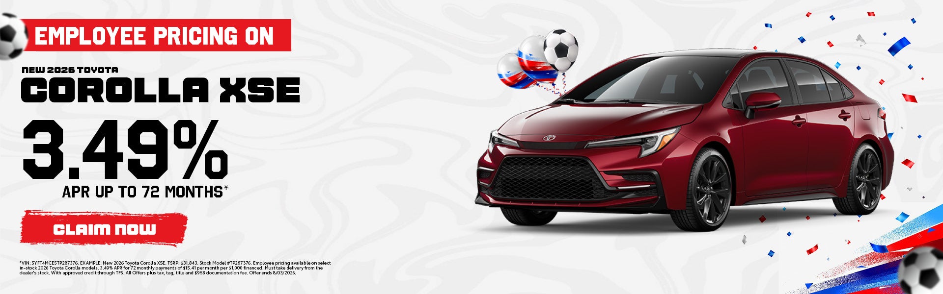 New 2026 Toyota Corolla XSE